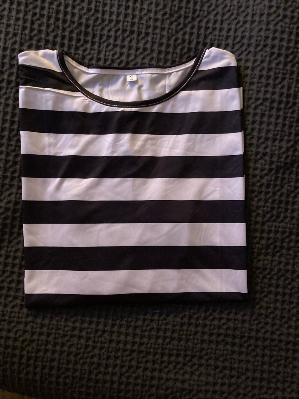 Black and White Striped Tee